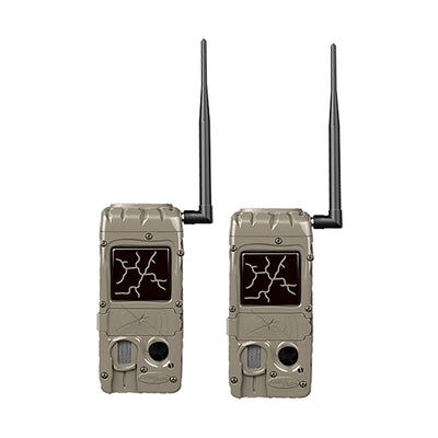 CuddeLink Power House Black Flash 20 MP Wireless Network Trail Camera (2 Pack)