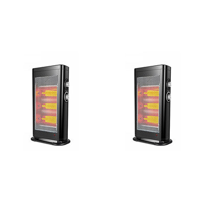 Geek Heat HQ28-15M Infrared & Convection Electric Portable Space Heater (2 Pack) - VMInnovations