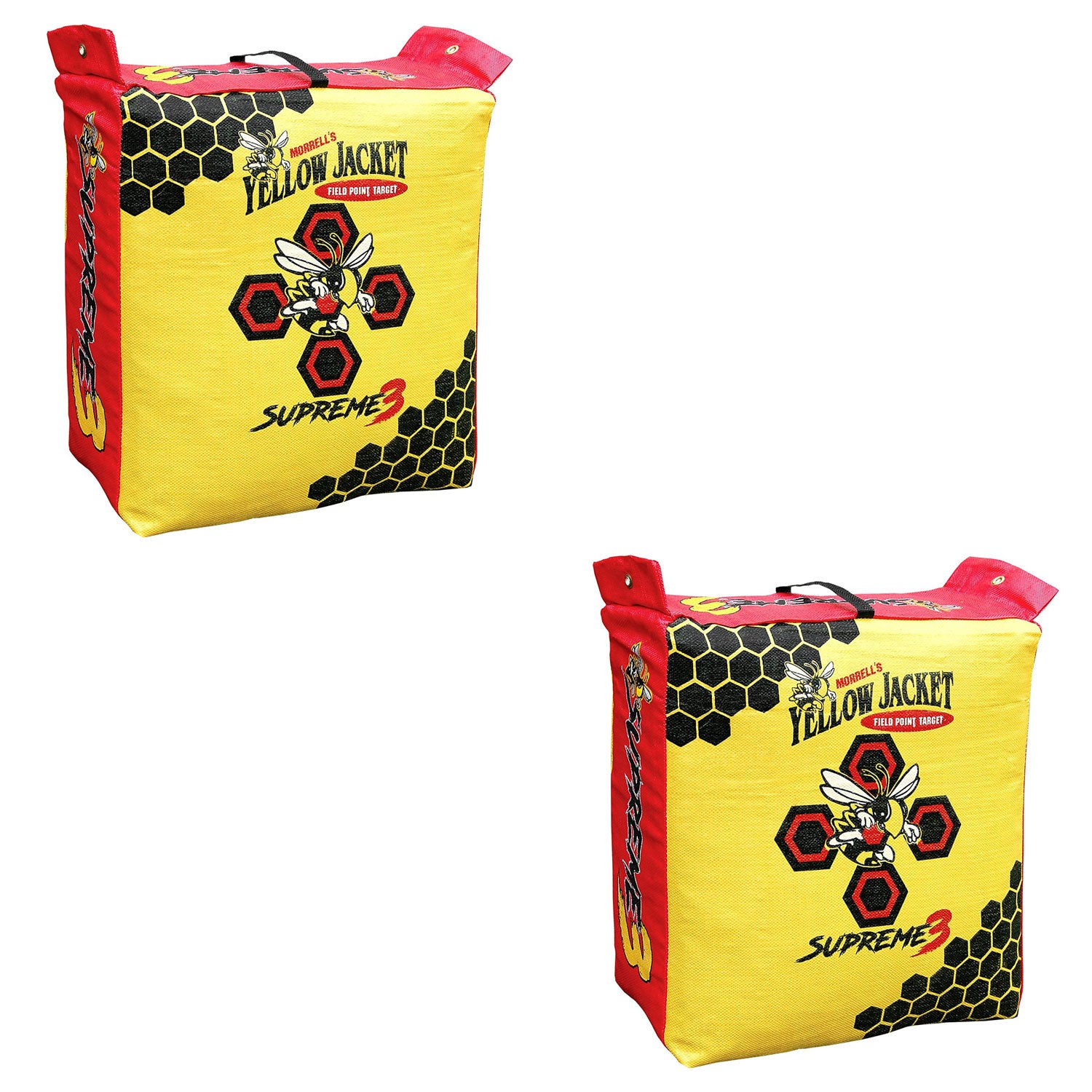 Morrell Yellow Jacket Supreme 3 28 Pound Field Point Archery Bag Target (2 Pack) - VMInnovations