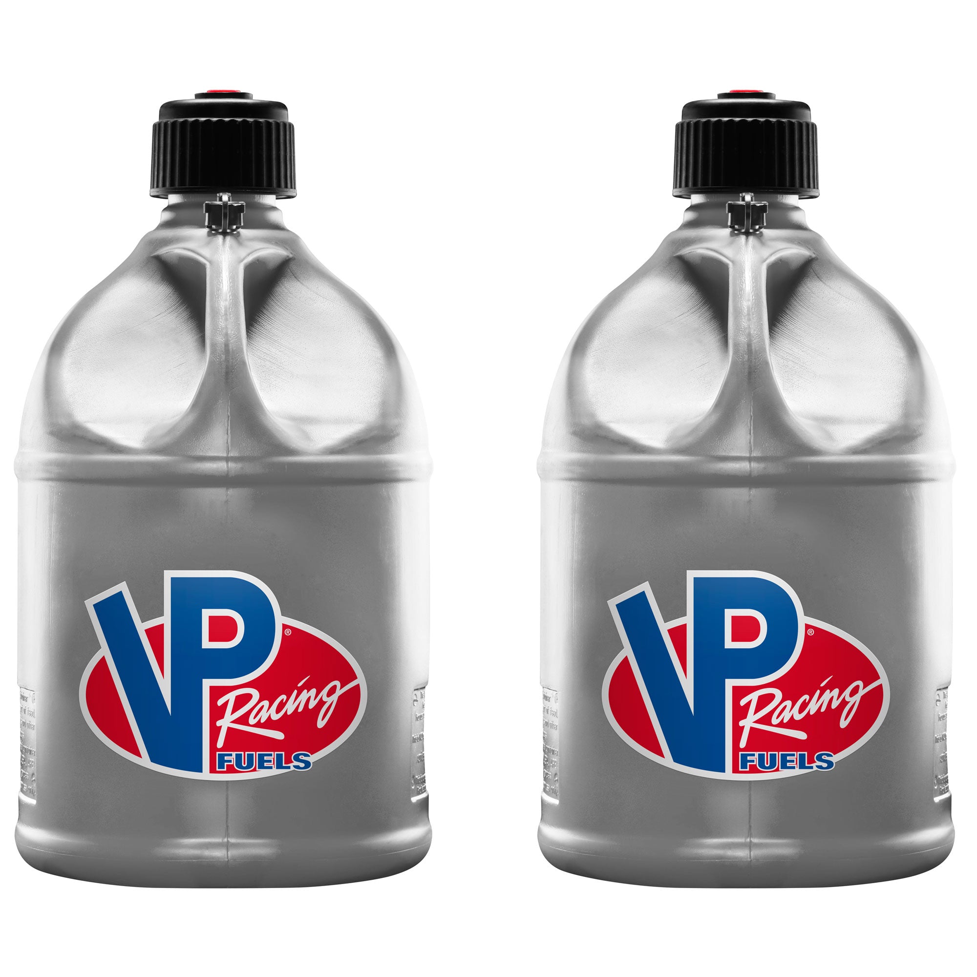 VP Racing Motorsport 5 Gallon Round Plastic Container Utility Jug Can (2 Pack)