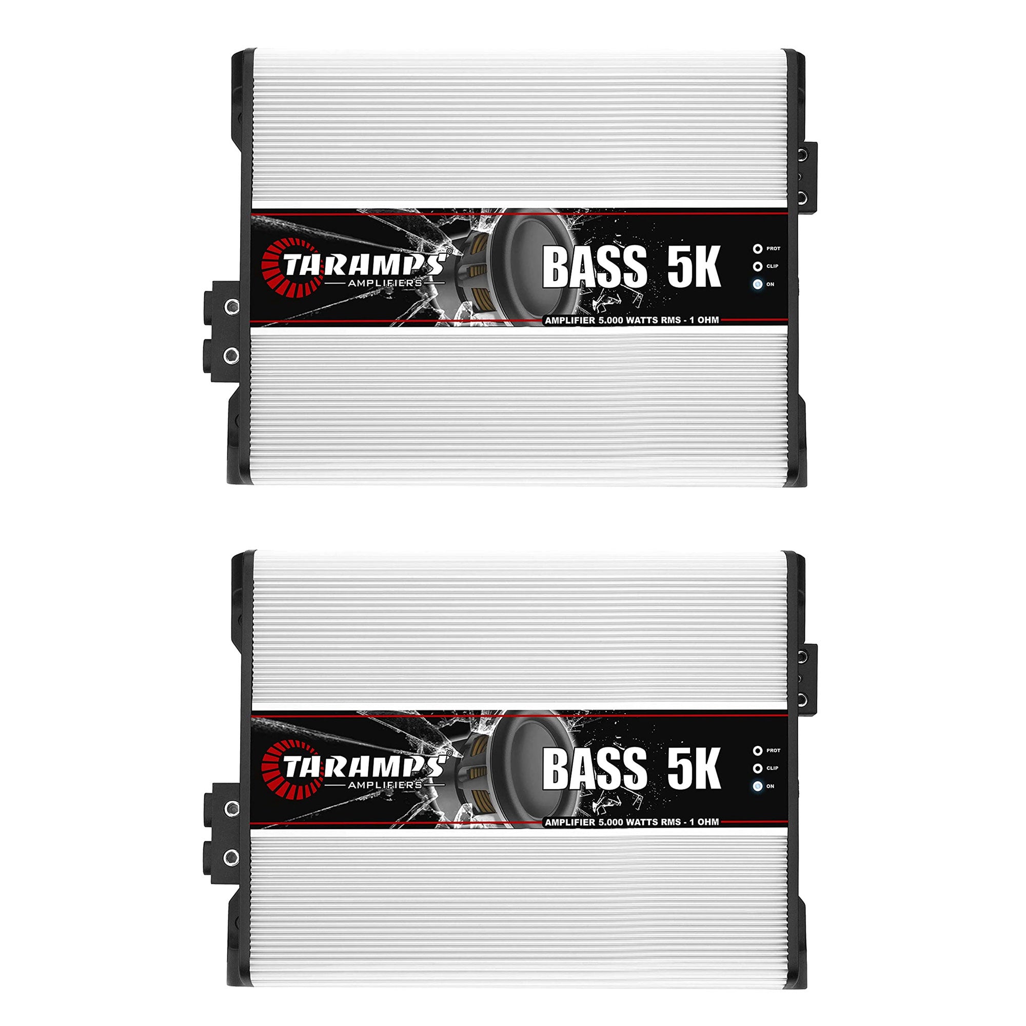 Taramps Class D BASS 5K 5000W RMS 1 Ohm Car Sound System Mono Amplifier (2 Pack)