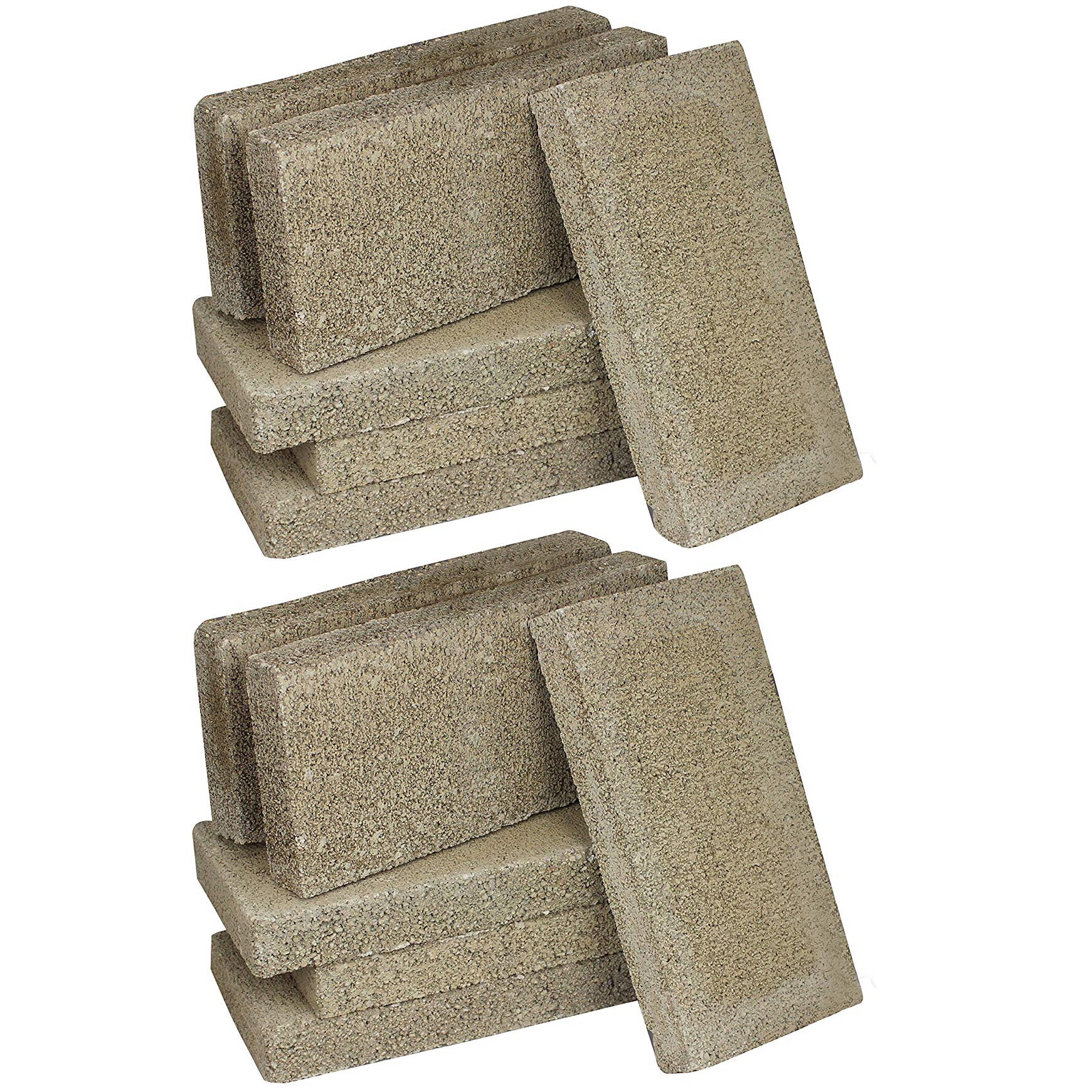 US Stove FireBrick 4.5 x 9 x 1.25 Inch Wood Stove Ceramic Fire Bricks (12 Pack)