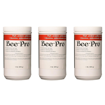 Allied Precision Industries Pollen Substitute Powder for Bees, 1 Pound (3 Pack)