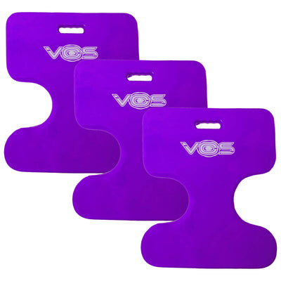 Vos Oasis Water Saddle Pool Float Seat for Adults & Kids, Deep Lavender (3 Pack) - VMInnovations