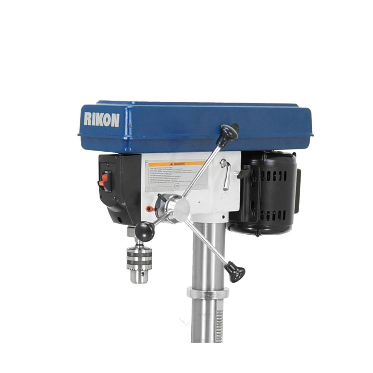 RIKON 13 Inch 7.5 Amp Benchtop Drill Press with Cast Iron Table, Blue(For Parts)