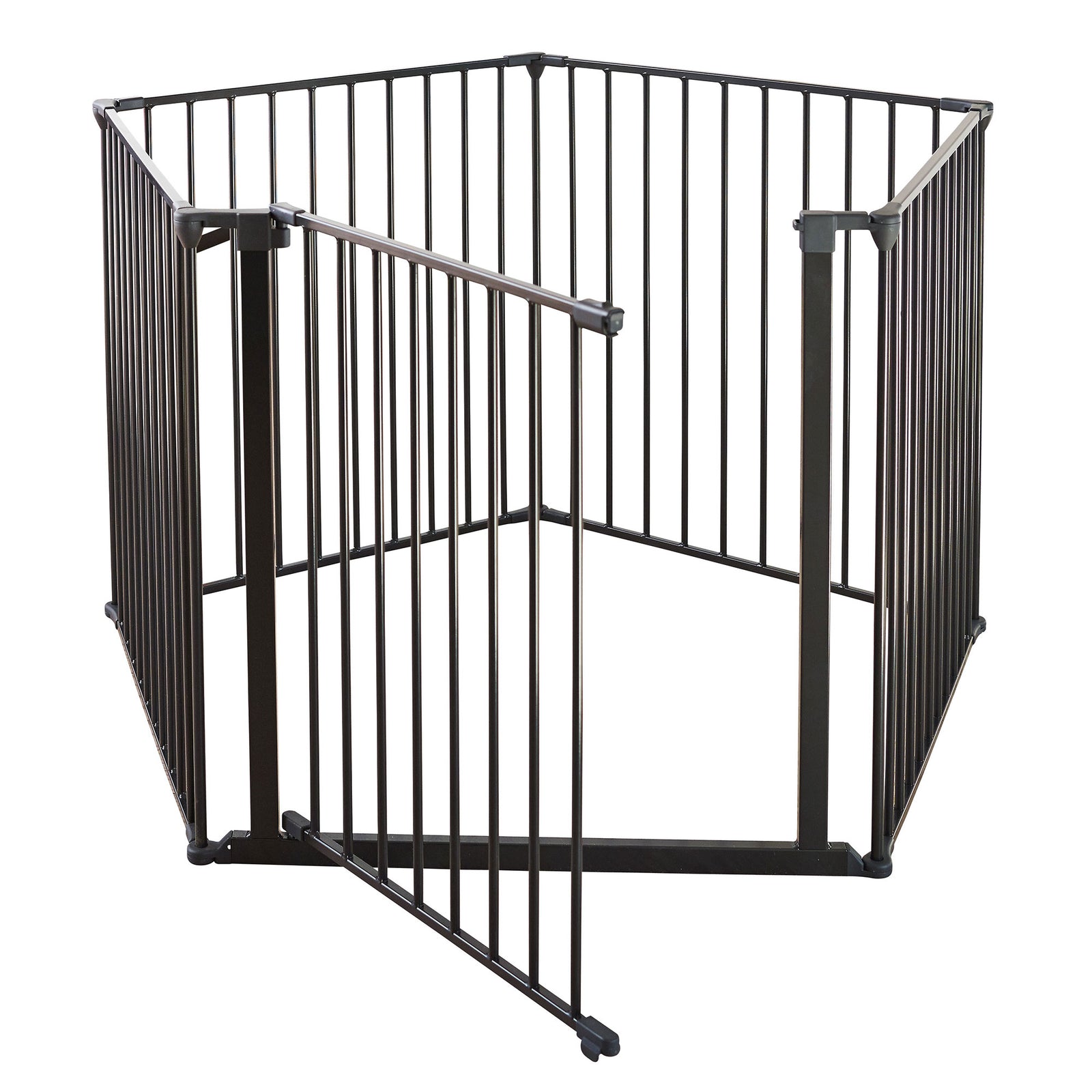 Pet Design Pet Flex System XXL Wall Mounted At Home Dog Gate, Black (Open Box) - VMInnovations