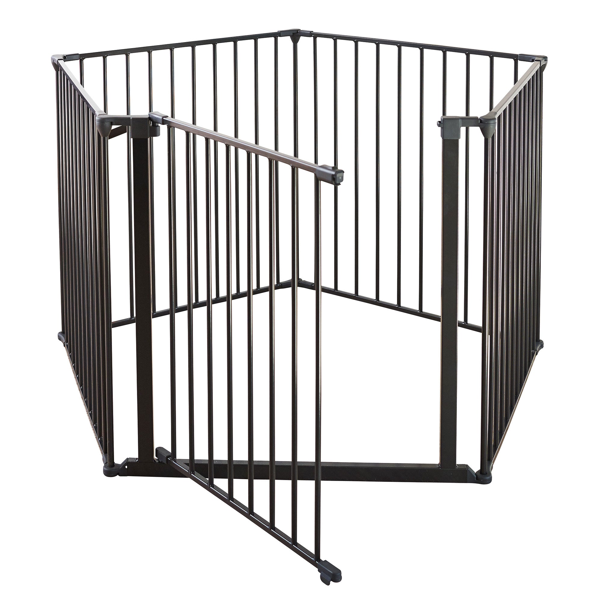 Pet Design Pet Flex System XXL Wall Mounted At Home Dog Gate, Black (Used) - VMInnovations