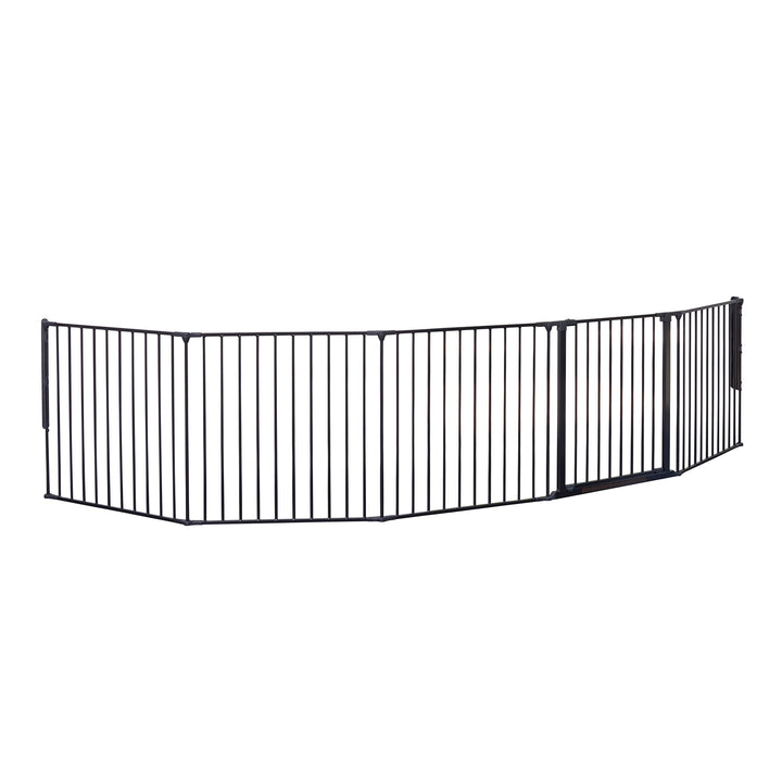 Pet Design Pet Flex System XXL Wall Mounted At Home Dog Gate, Black (Open Box) - VMInnovations