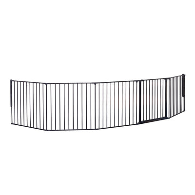 Pet Design Pet Flex System XXL Wall Mounted At Home Dog Gate, Black (Used) - VMInnovations