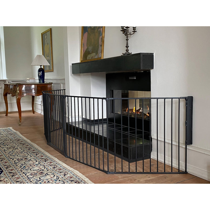 Pet Design Pet Flex System XXL Wall Mounted At Home Dog Gate, Black (Open Box)