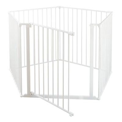 Scandinavian Pet Design Pet Flex System XXL Wall Mounted Dog Gate, White (Used)