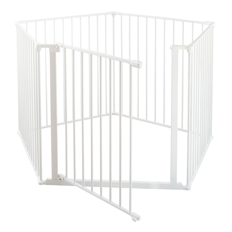 Scandinavian Pet Design Pet Flex System XXL Wall Mounted Dog Gate, White (Used)