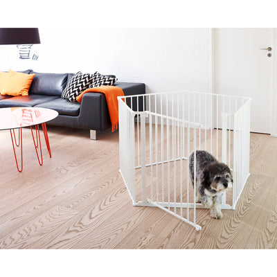 Scandinavian Pet Flex System XXL Wall Mounted Dog Gate, White (For Parts) - VMInnovations