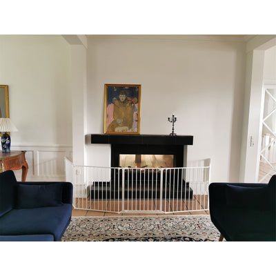 Scandinavian Pet Flex System XXL Wall Mounted Dog Gate, White (For Parts) - VMInnovations
