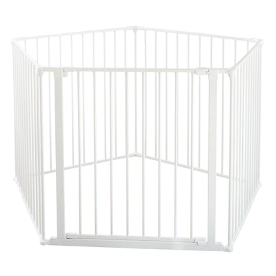 Scandinavian Pet Flex System XXL Wall Mounted Dog Gate, White (For Parts) - VMInnovations