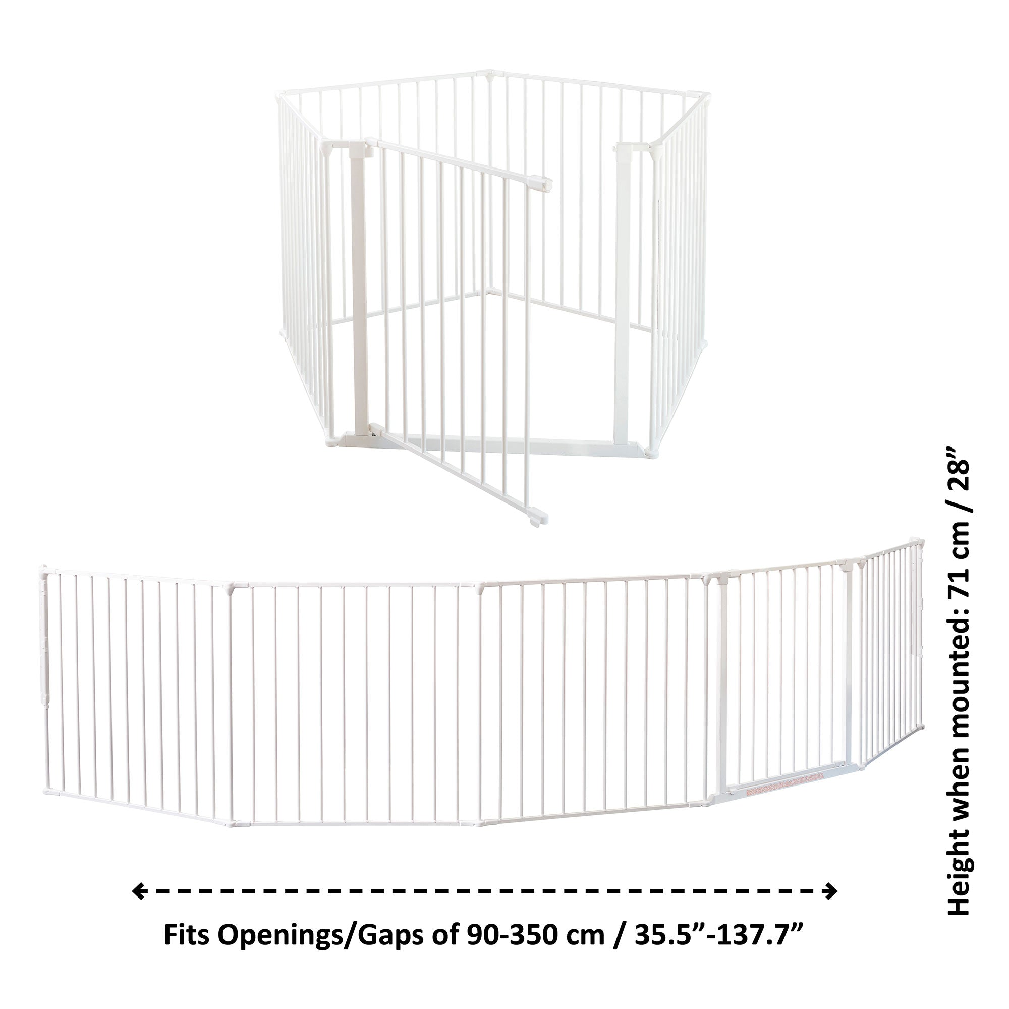 Scandinavian Pet Flex System XXL Wall Mounted At Home Dog Gate (Open Box)