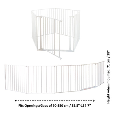 Scandinavian Pet Flex System XXL Wall Mounted At Home Dog Gate (Open Box)