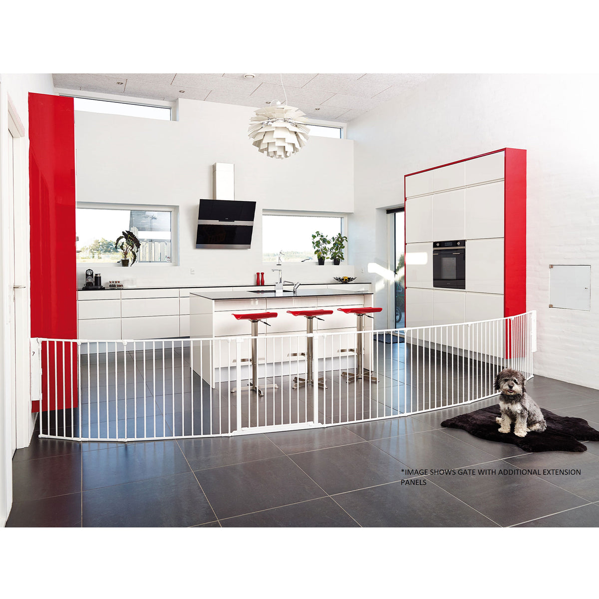 Scandinavian Pet Flex System XXL Wall Mounted At Home Dog Gate (Open Box)