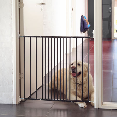 Scandinavian Pet MultiDan Wall Mount 24.6"-42" Doorway Gate, Black (Open Box) - VMInnovations