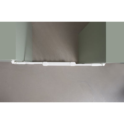 Metal Adjustable 42 Inch Wall Mount Safety Pet Gate, White (Open Box) - VMInnovations
