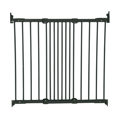 Scandinavian Pet FlexiFit Metal 42 Inch Wall Mount Safety Gate, Black (Open Box) - VMInnovations
