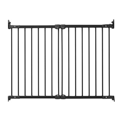 Scandinavian Pet FlexiFit Metal 42 Inch Wall Mount Safety Gate, Black (Open Box)