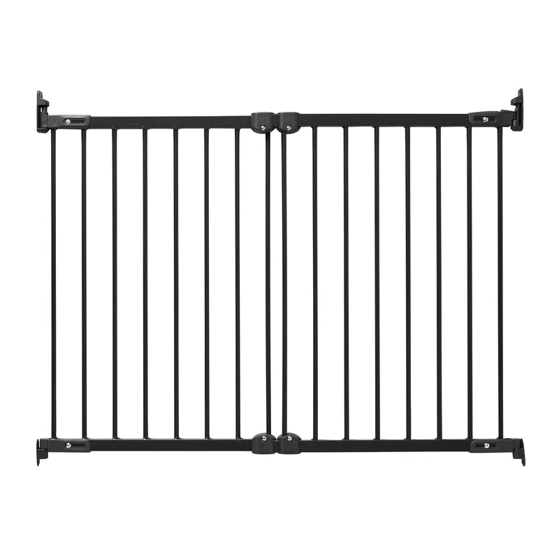 Scandinavian Pet FlexiFit Metal 42 Inch Wall Mount Safety Gate, Black (Open Box)