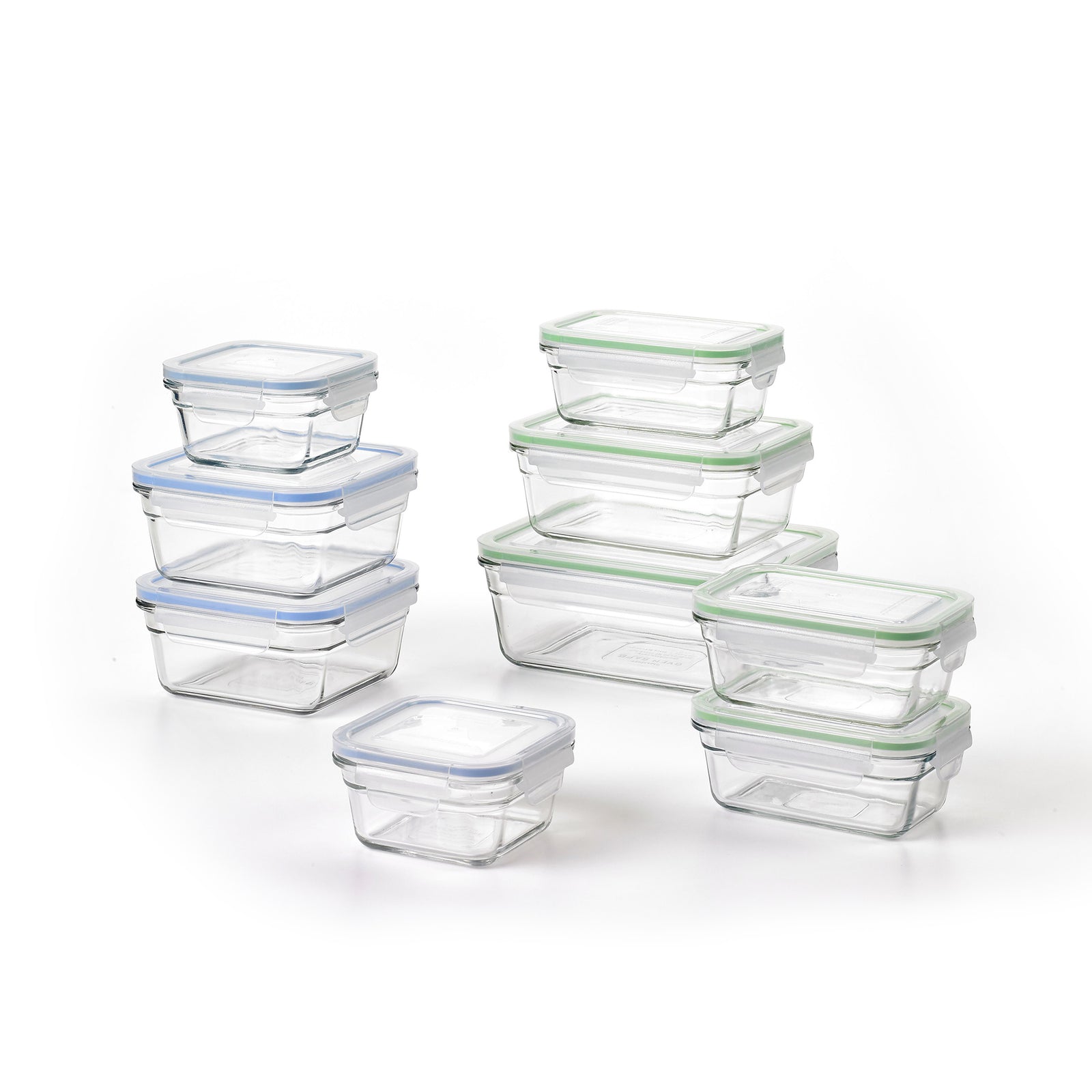 Glasslock 18-Piece Oven and Microwave-Safe Glass Food Storage and Bakeware Set - VMInnovations