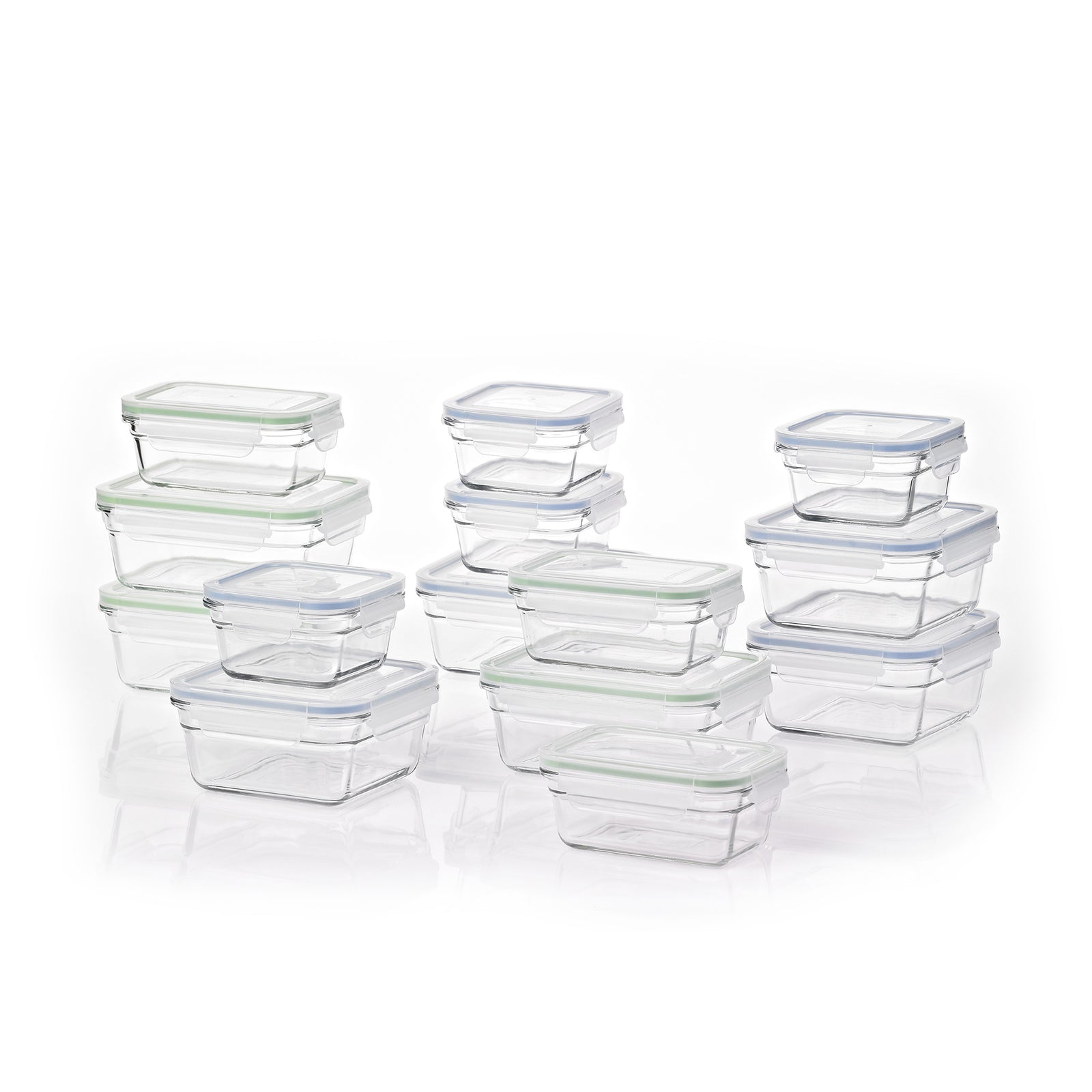 Glasslock 28Pc Oven & Microwave-Safe Glass Storage & Bakeware Set(For Parts) - VMInnovations