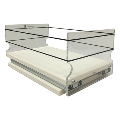 Vertical Spice 10.6" x 6.9" x 5" Cabinet/Pantry Spice Organizer Drawer, Cream - VMInnovations