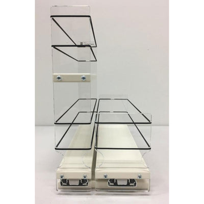 Vertical Spice Dual Tier 3 Drawer Spice Rack & Storage Organizer (Open Box)