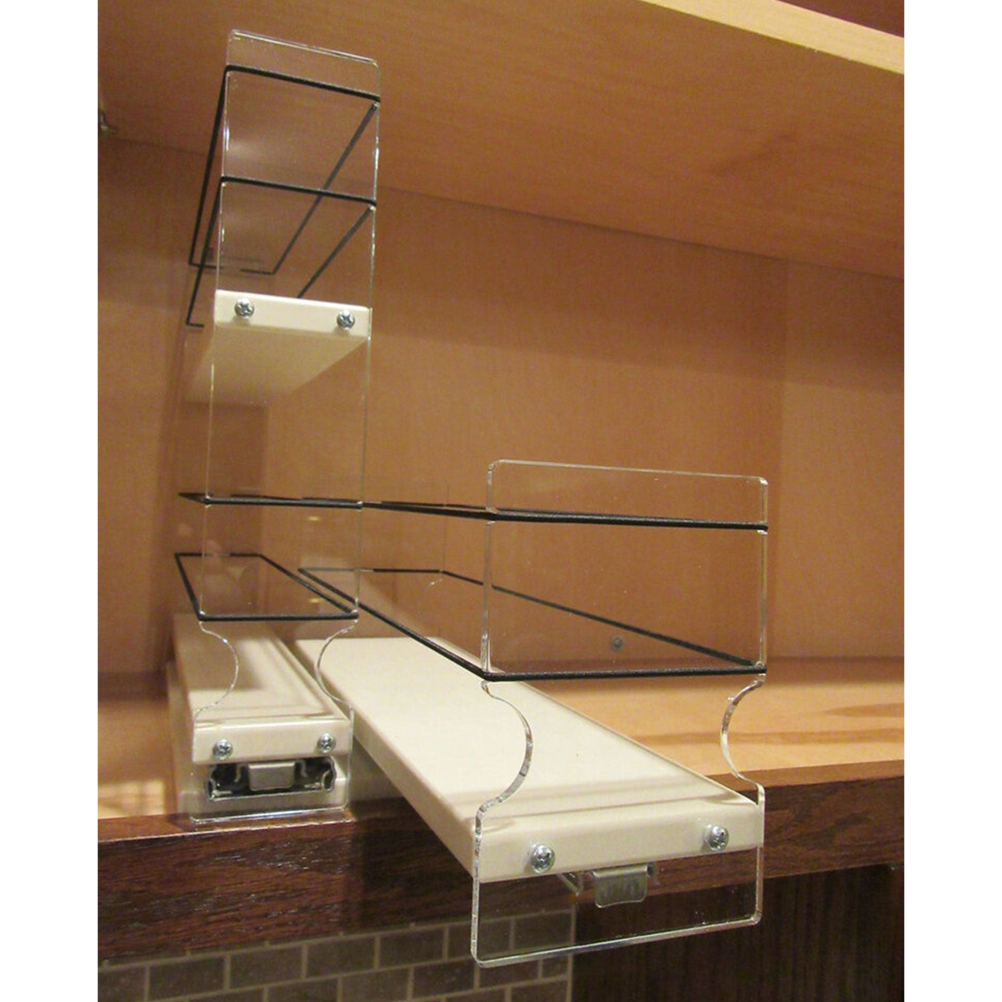Vertical Spice Dual Tier 3 Drawer Spice Rack & Storage Organizer (Open Box)
