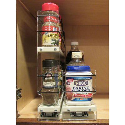 Vertical Spice Dual Tier 3 Drawer Spice Rack & Storage Organizer (Open Box)