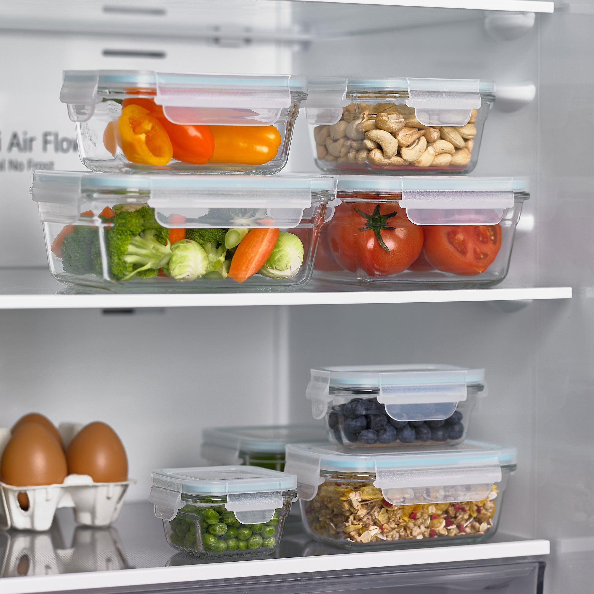 Glasslock Mini 5 and 7 Ounce Tempered Glass Food Storage Container Set (Used) - VMInnovations