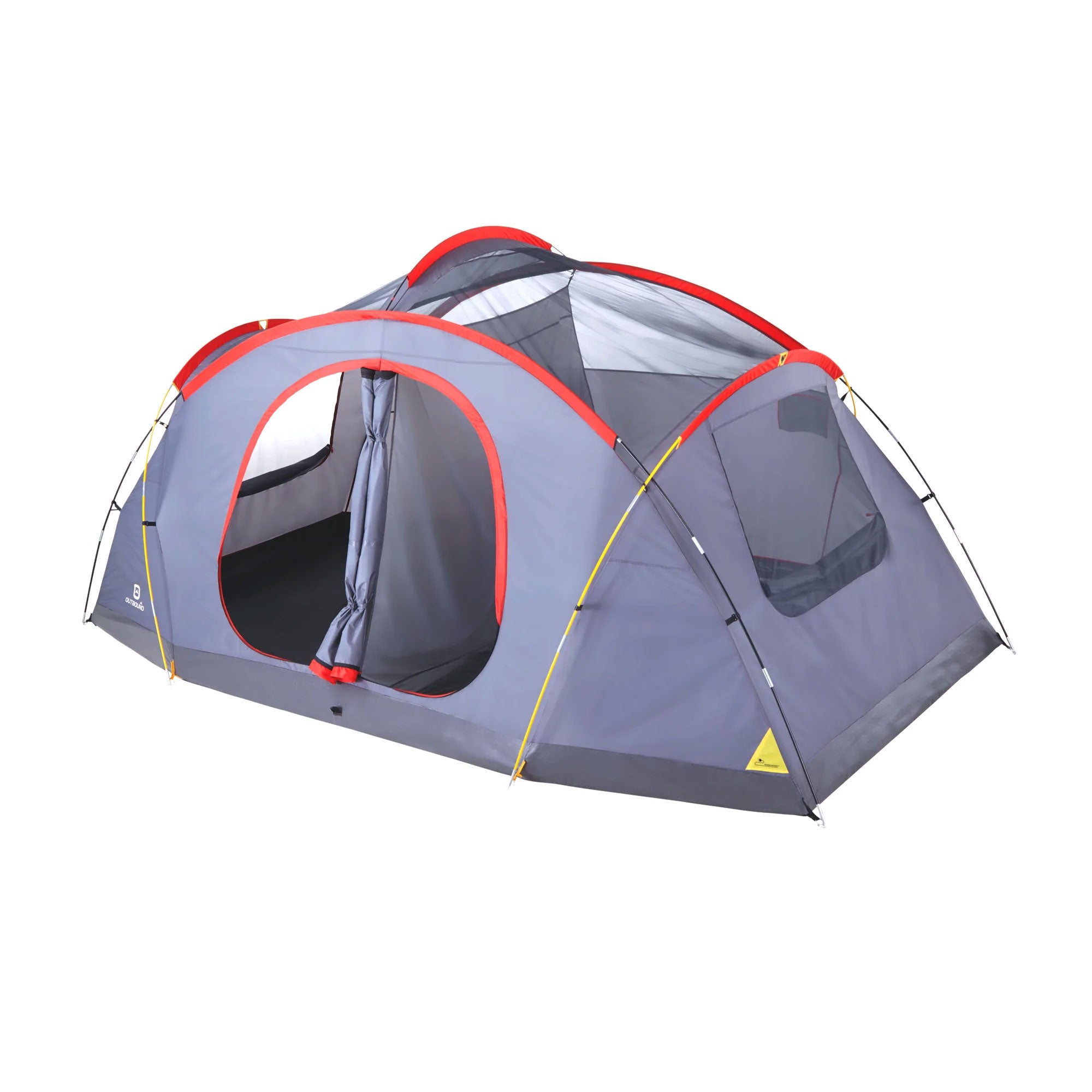 Outbound 8 Person Easy Up Camping Dome Tent with Rainfly & Bag (Open Box) - VMInnovations