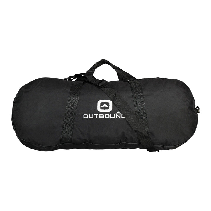 Outbound Lightweight 25 In Aluminum Snowshoes Kit with Poles & Carrying Tote Bag