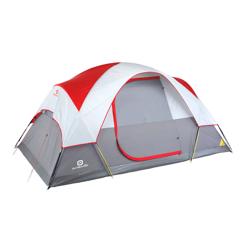 Outbound 6 Person Long Camping Dome Tent with Rainfly & Gear Loft (Used)
