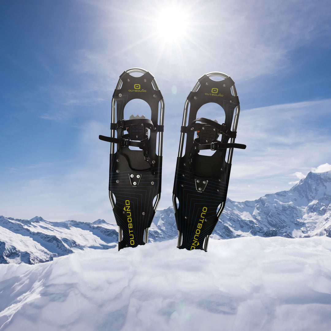 Outbound Lightweight 30in Snowshoes Kit with Poles & Carrying Tote Bag(Open Box) - VMInnovations