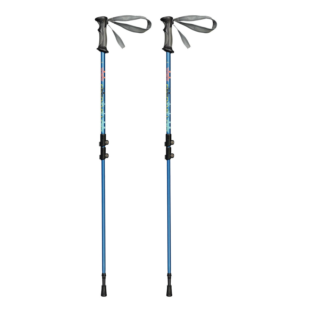 Outbound 21 In Aluminum Snowshoes Kit with Poles & Carrying Tote Bag (Used)