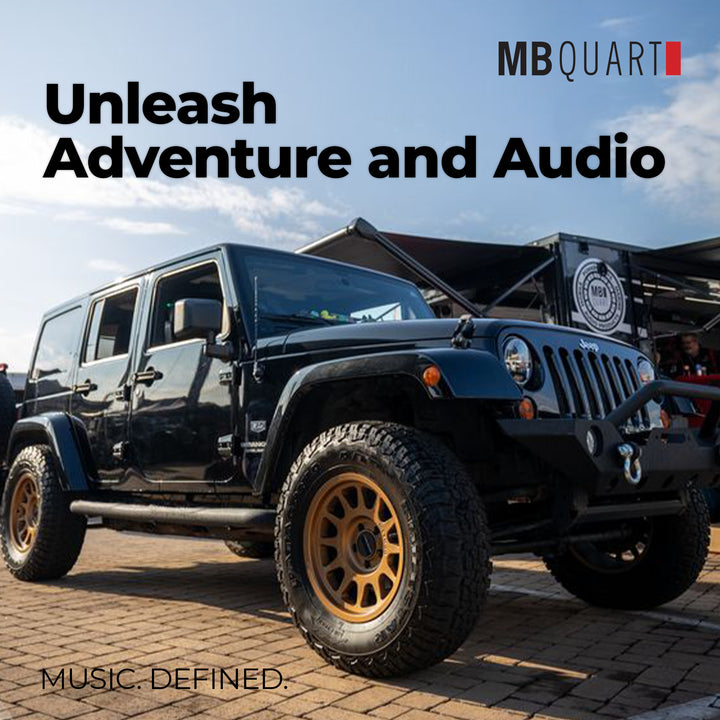 MB Quart 6 x 9" Rear Speaker Soundbar Mounting, Jeep Wrangler & Gladiator Tuned