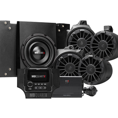 MB Quart 500 Watt STAGE 5 Tuned Audio System, Honda Talon Compatible (Open Box)