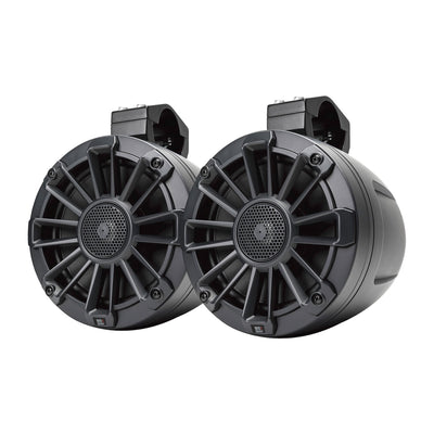 MB Quart UNI6.1R Rugged 160 Watt Universal UTV Tuned Audio Speaker System, Black