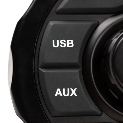 MB Quart UNI6.1R Rugged 160 Watt Universal UTV Tuned Audio Speaker System, Black