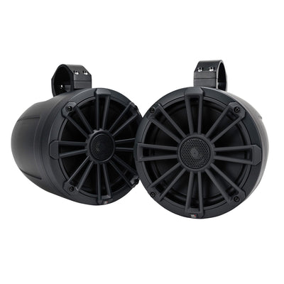 MB Quart UNI8.1R Rugged 160 Watt Universal UTV Tuned Audio Speaker System, Black