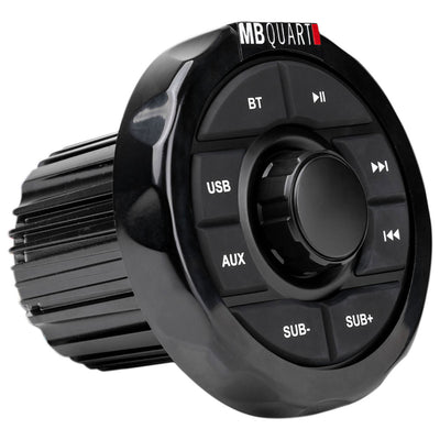MB Quart UNI8.1R Rugged 160 Watt Universal UTV Tuned Audio Speaker System, Black