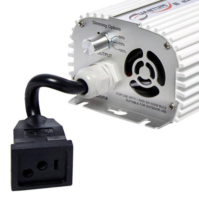 Quantum QT600 600 Watt HPS & MH Dimmable Digital Grow Light Lamp Ballast - VMInnovations
