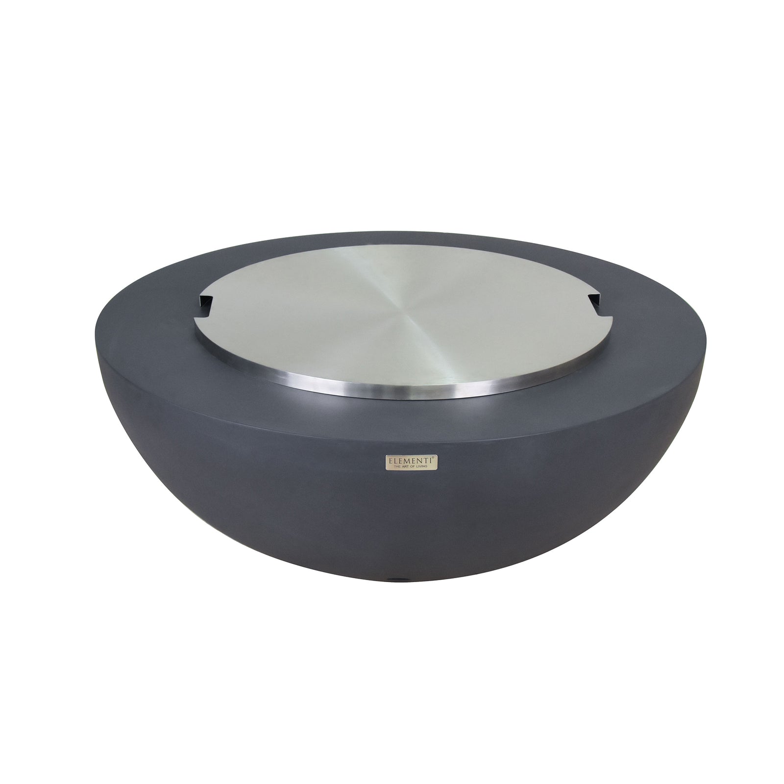 Elementi Liquified Petroleum Lunar Bowl Fire Pit w/ Auto Ignition & Clean Flame - VMInnovations