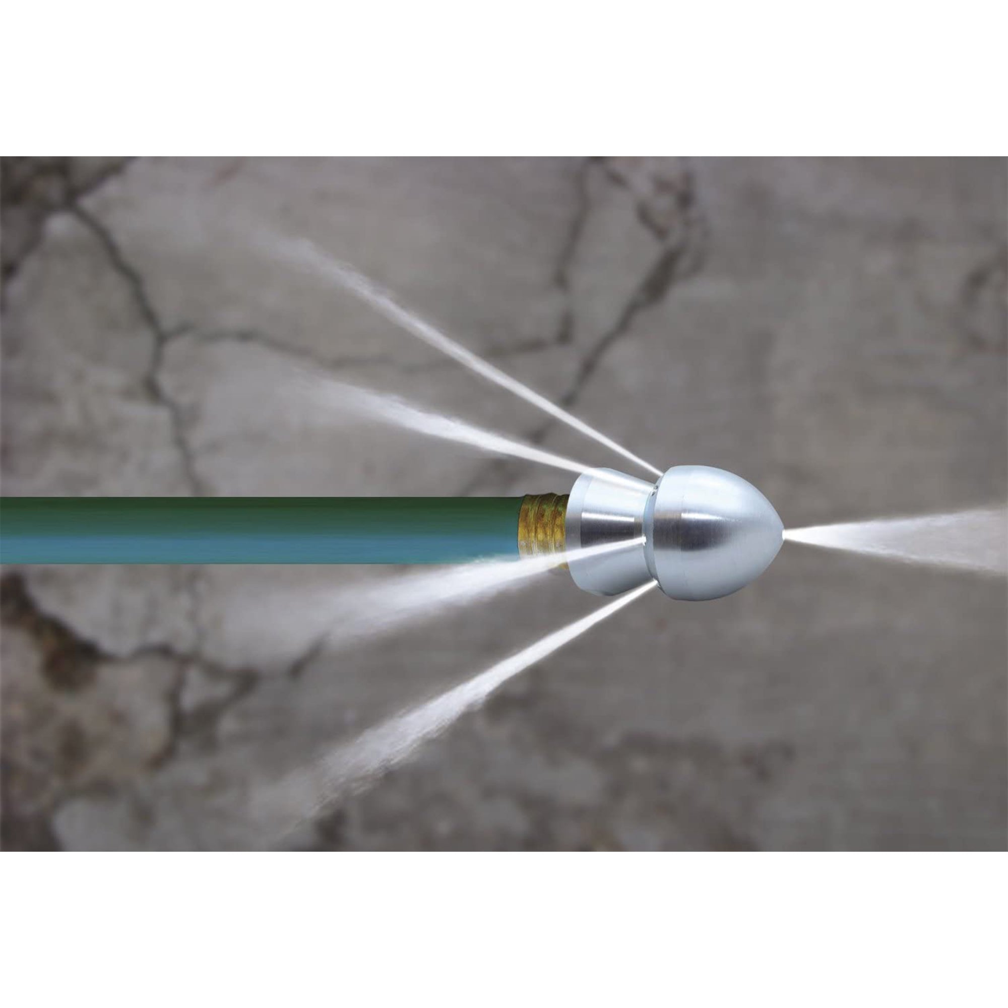 Underhill DrainBlaster High Pressure Drain Cleaning Hose Nozzle, 3/4 Inch Inlet