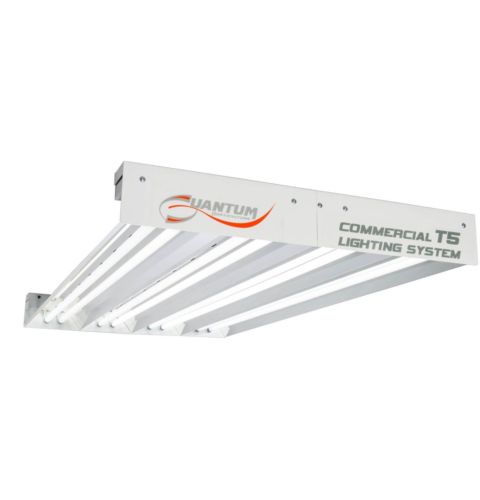 Hydrofarm QT5-008 Quantum 8-Tube Hydroponic 4-Foot Garden Grow Light Fixture - VMInnovations