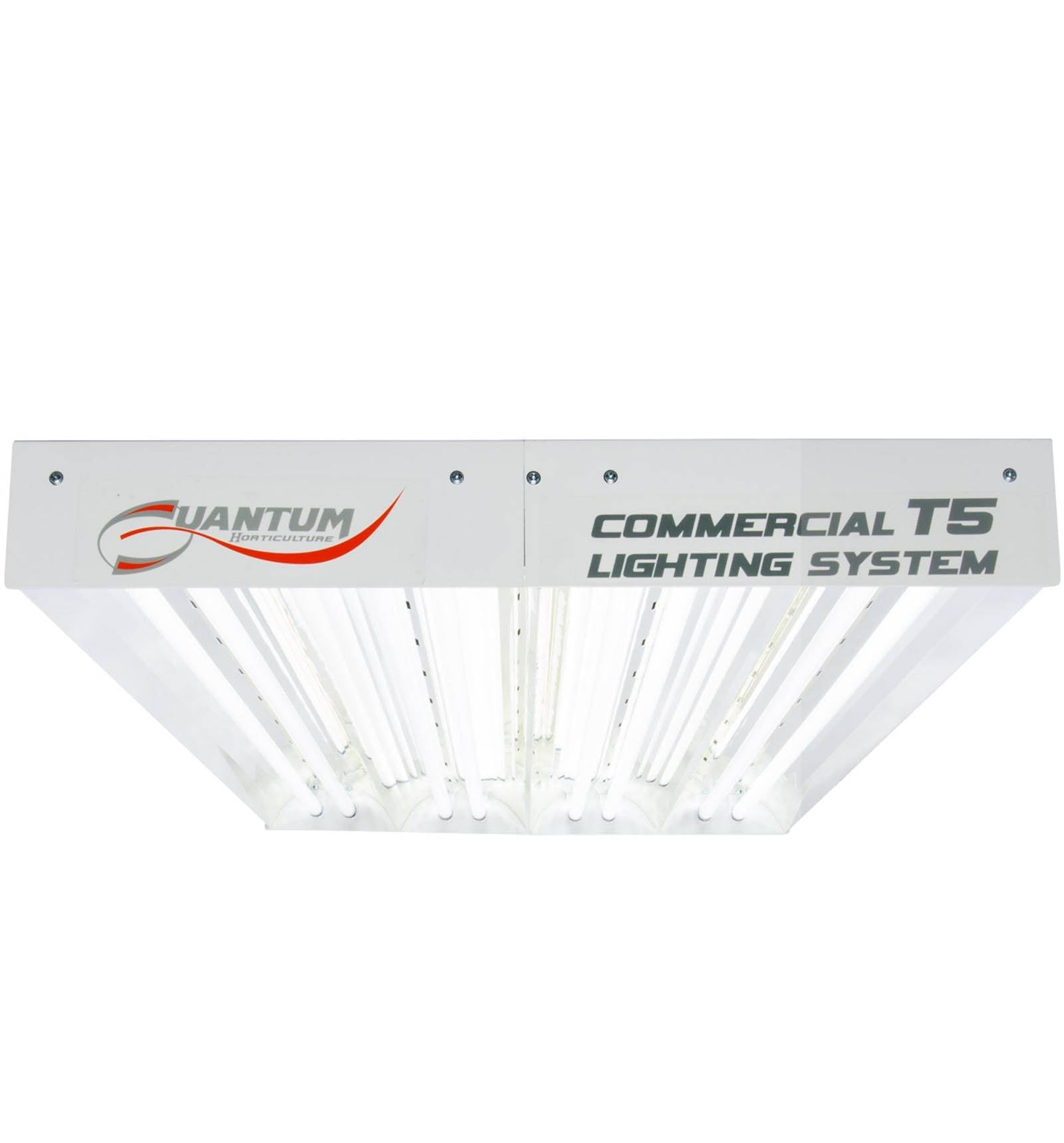 Hydrofarm QT5-008 Quantum 8-Tube Hydroponic 4-Foot Garden Grow Light Fixture - VMInnovations